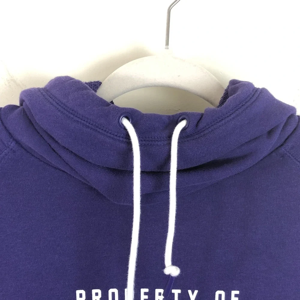 Nike Baltimore Ravens NFL Team Apparel Hoodie Sweatshirt High Neck Purple Sz S